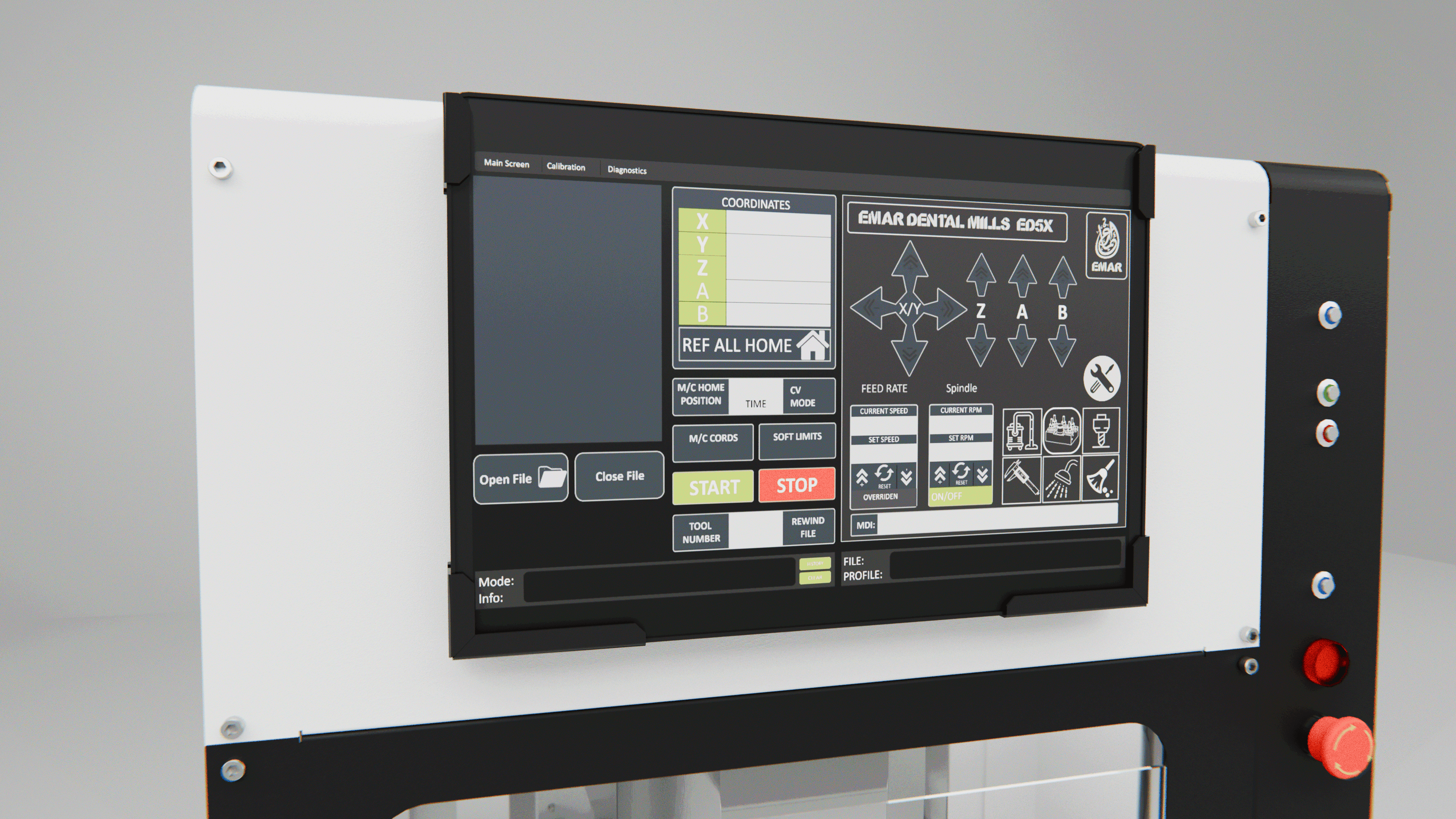ED5Xz Control Panel